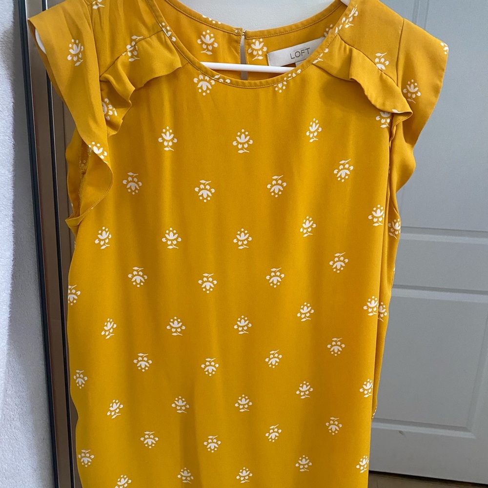 Loft marigold top